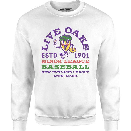 Lynn Live Oaks - Massachusetts - Vintage Defunct Baseball Teams - Unisex Sweatshirt