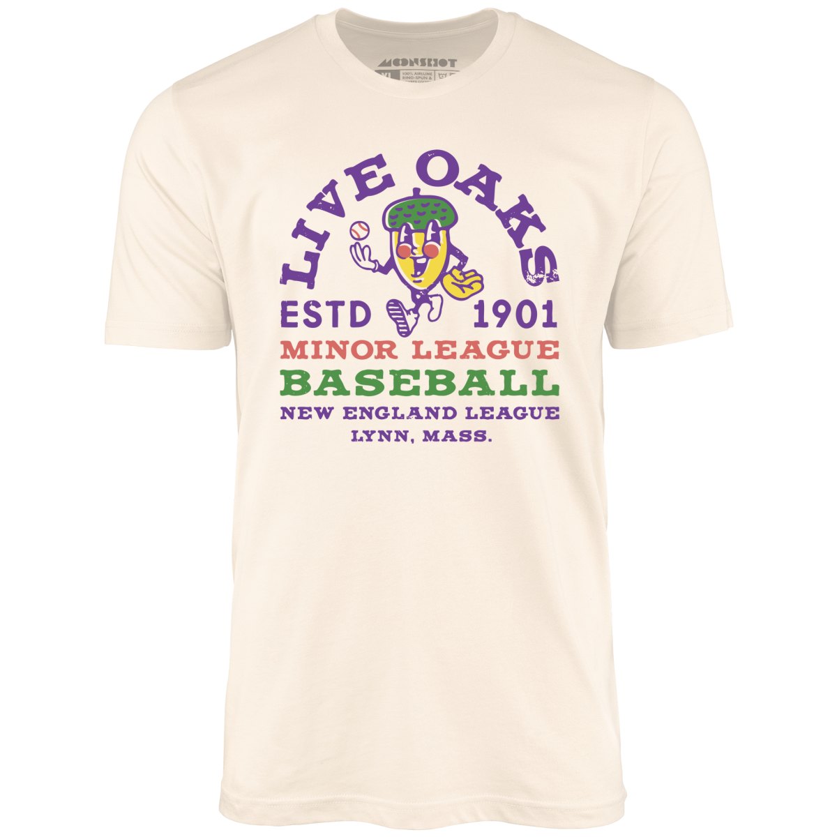 Lynn Live Oaks - Massachusetts - Vintage Defunct Baseball Teams - Unisex T-Shirt