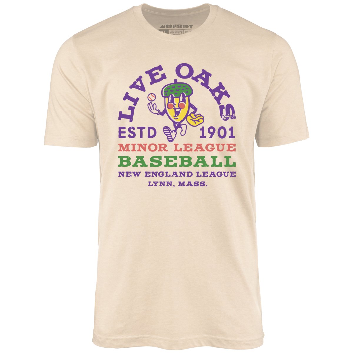 Lynn Live Oaks - Massachusetts - Vintage Defunct Baseball Teams - Unisex T-Shirt