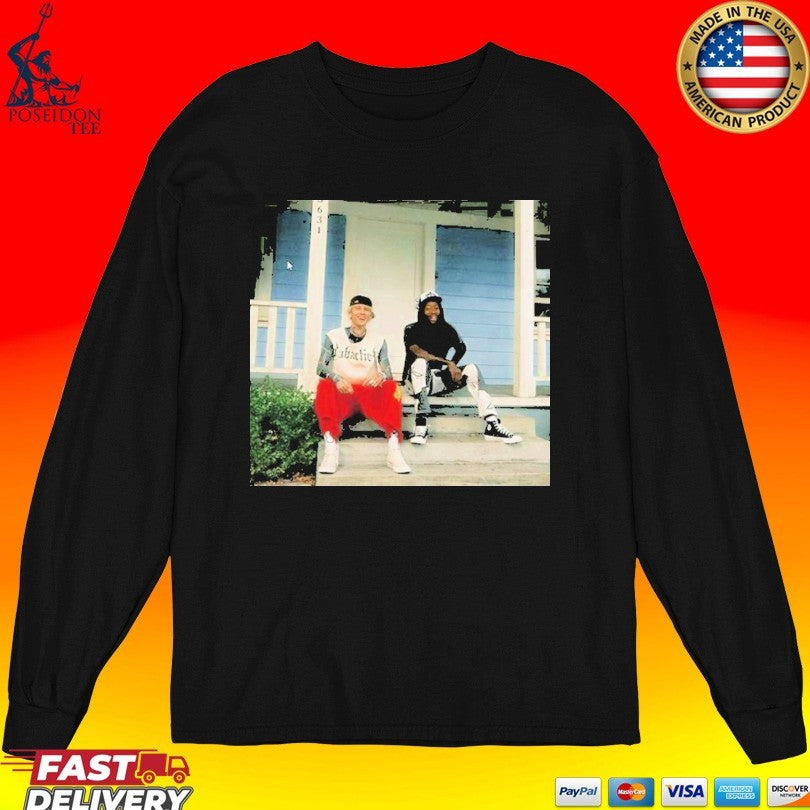 Machine Gun Kelly MGK x Wiz Khalifa Blog Era Boyz Mixtape Cover T-shirt