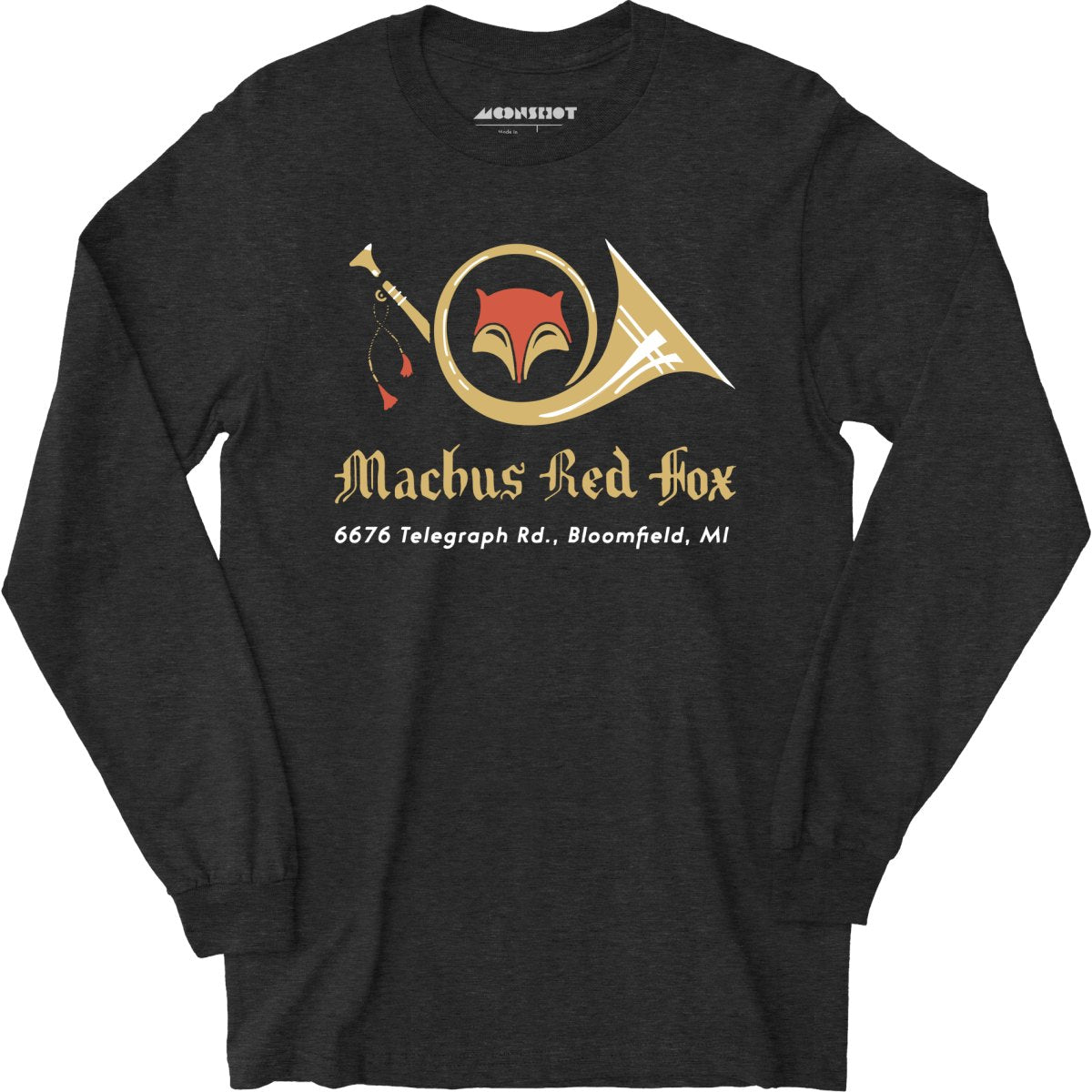 Machus Red Fox - Bloomfield, MI - Vintage Restaurant - Long Sleeve T-Shirt