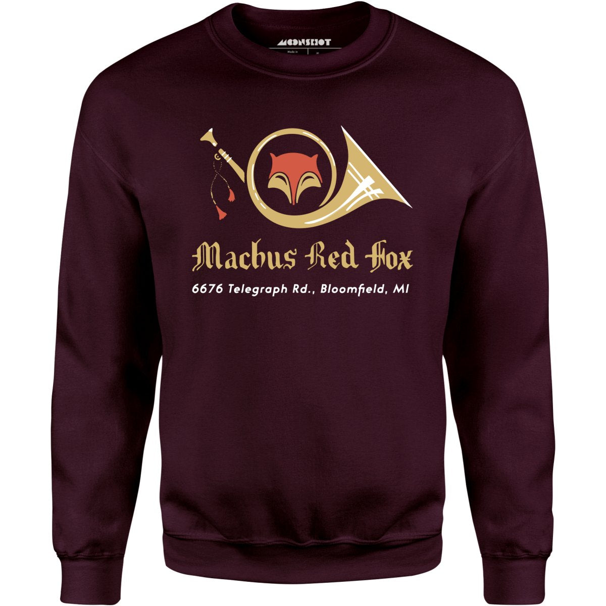 Machus Red Fox - Bloomfield, MI - Vintage Restaurant - Unisex Sweatshirt