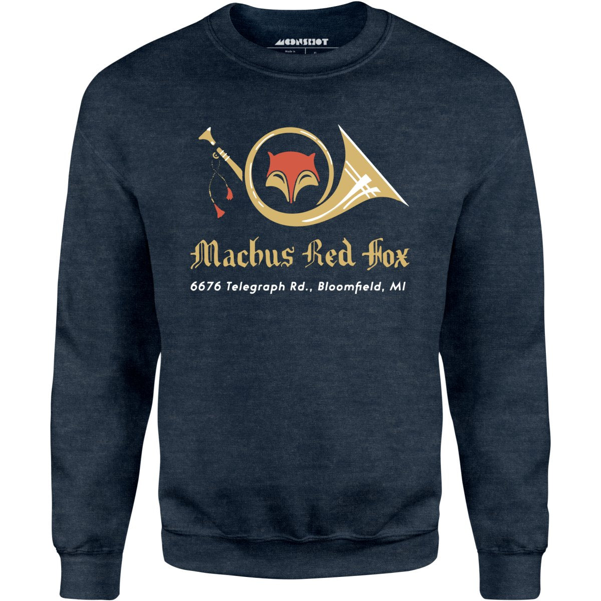 Machus Red Fox - Bloomfield, MI - Vintage Restaurant - Unisex Sweatshirt