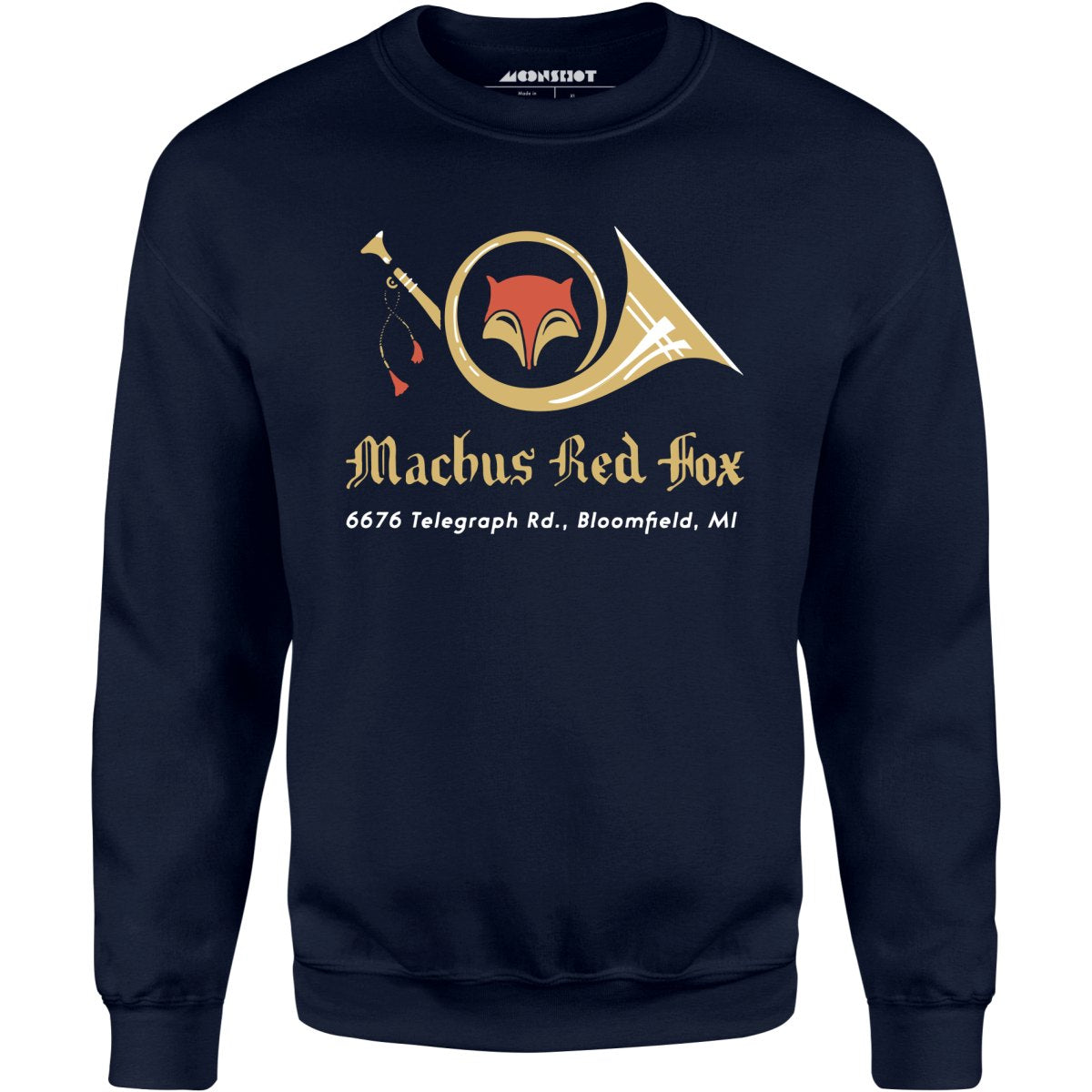 Machus Red Fox - Bloomfield, MI - Vintage Restaurant - Unisex Sweatshirt