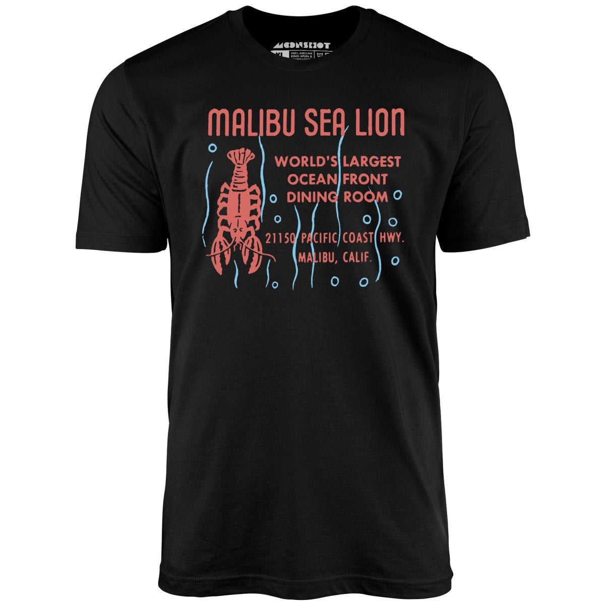 Malibu Sea Lion - Malibu, CA - Vintage Restaurant - Unisex T-Shirt