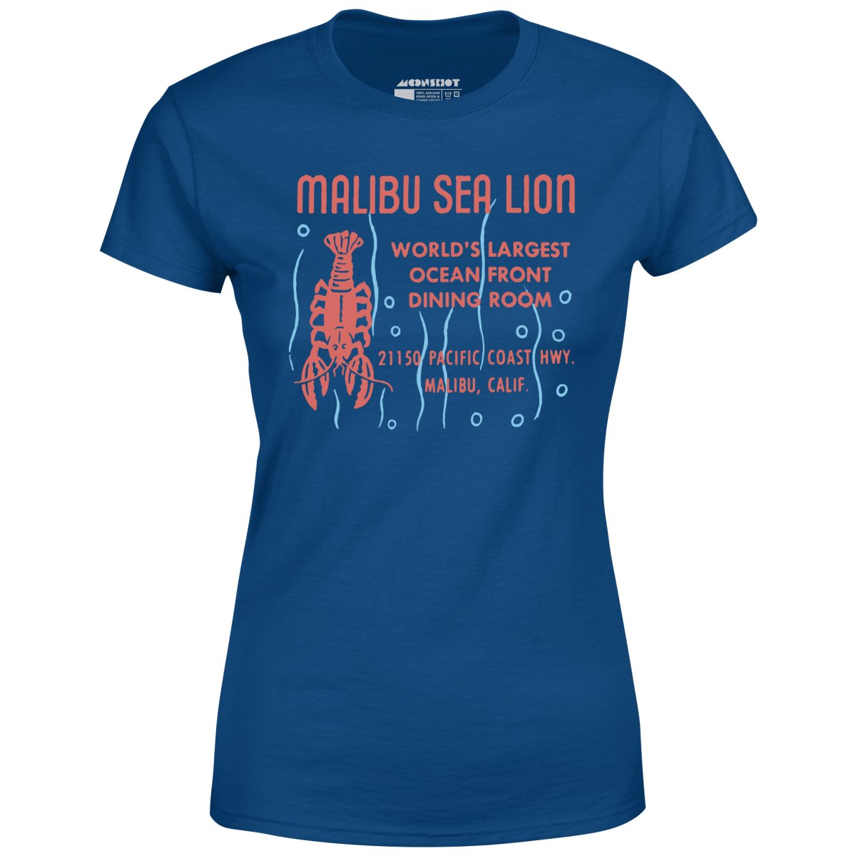 Malibu Sea Lion - Malibu, CA - Vintage Restaurant - Women's T-Shirt
