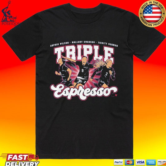 Mallory Swanson, Trinity Rodman, And Sophia Wilson Triple S Presso 2026-27 T-shirt