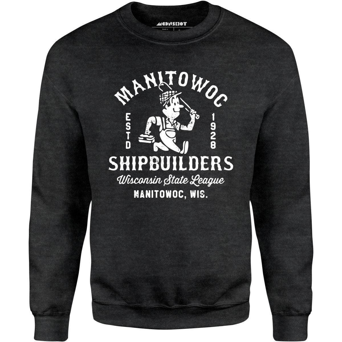 Manitowoc Shipbuilders - Wisconsin - Vintage Defunct Baseball Teams - Unisex Sweatshirt