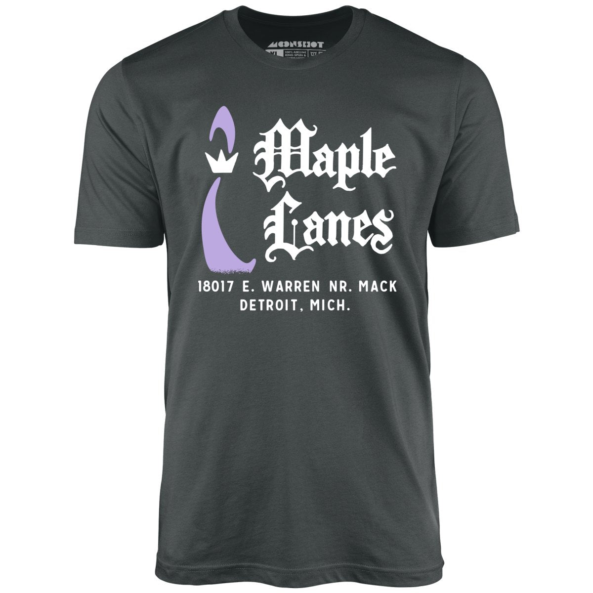 Maple Lanes - Detroit, MI - Vintage Bowling Alley - Unisex T-Shirt
