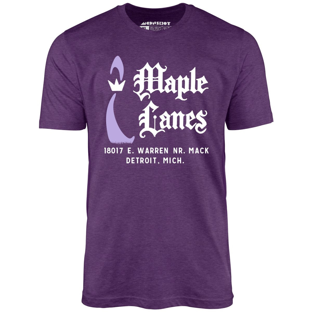 Maple Lanes - Detroit, MI - Vintage Bowling Alley - Unisex T-Shirt