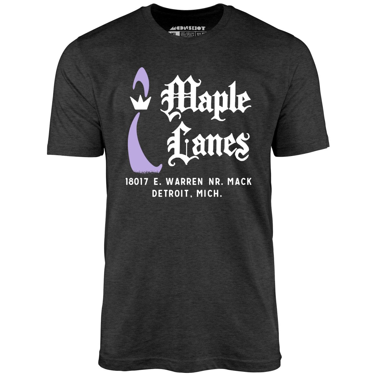 Maple Lanes - Detroit, MI - Vintage Bowling Alley - Unisex T-Shirt