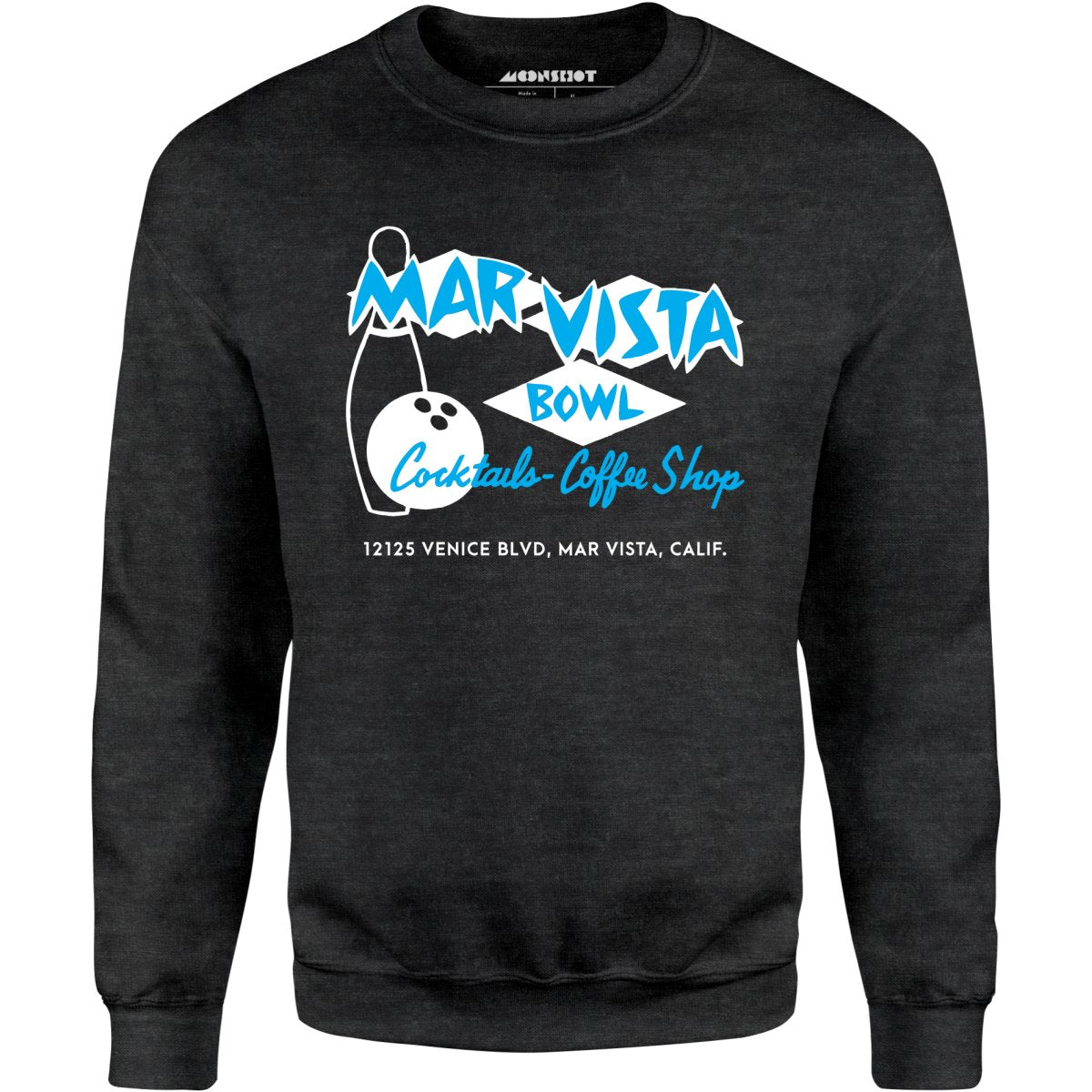 Mar Vista Bowl - Los Angeles, CA - Vintage Bowling Alley - Unisex Sweatshirt