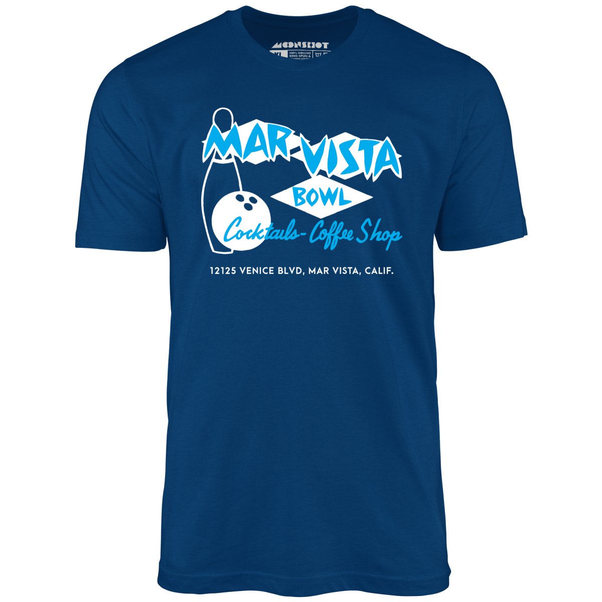 Mar Vista Bowl - Los Angeles, CA - Vintage Bowling Alley - Unisex T-Shirt