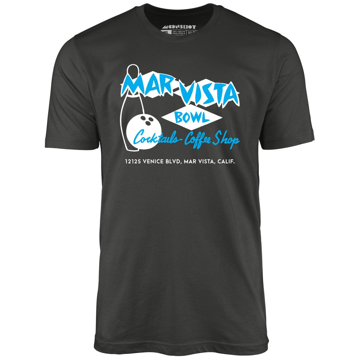 Mar Vista Bowl - Los Angeles, CA - Vintage Bowling Alley - Unisex T-Shirt