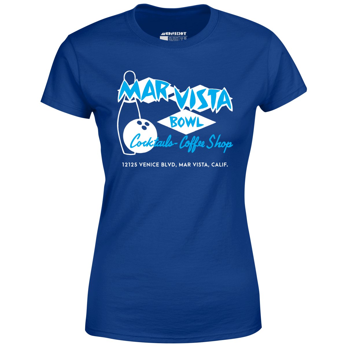 Mar Vista Bowl - Los Angeles, CA - Vintage Bowling Alley - Women's T-Shirt
