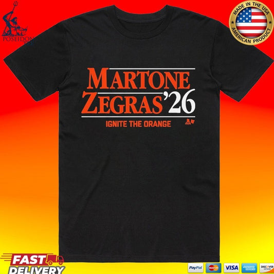 Martone-zegras ’26 Ignite The Orange T-shirt