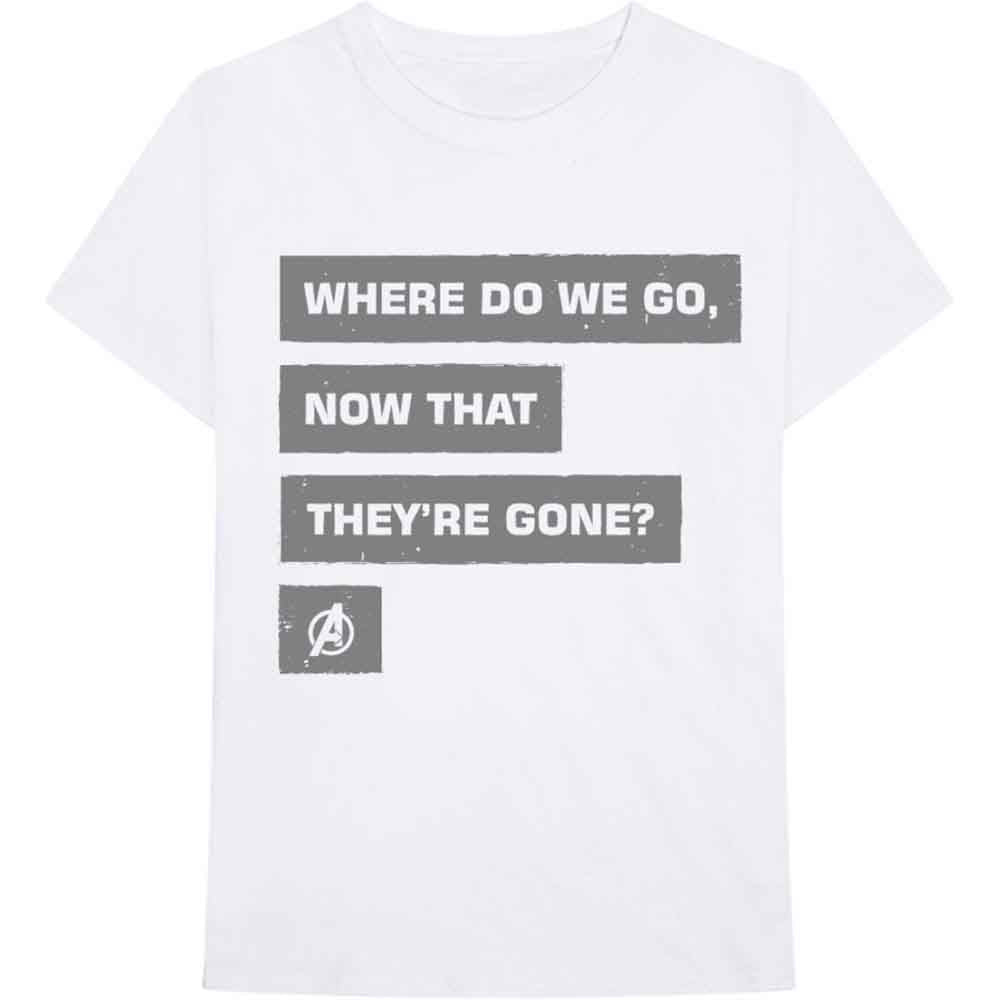 Avengers Now That They're Gone T Shirt White