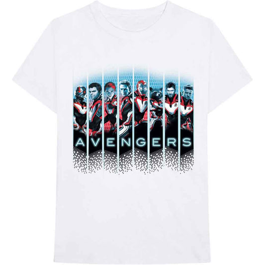 Avengers Portraits T Shirt White