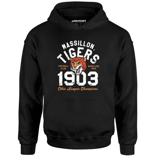 Massillon Tigers - Ohio - Vintage Defunct Football Teams - Unisex Hoodie