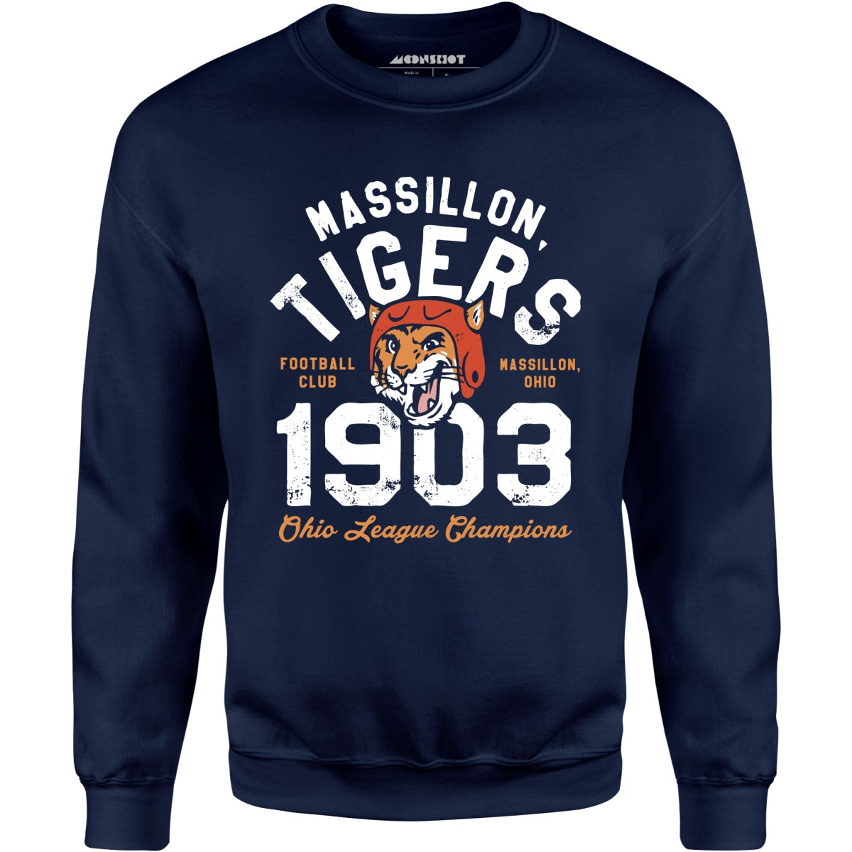 Massillon Tigers - Ohio - Vintage Defunct Football Teams - Unisex Sweatshirt