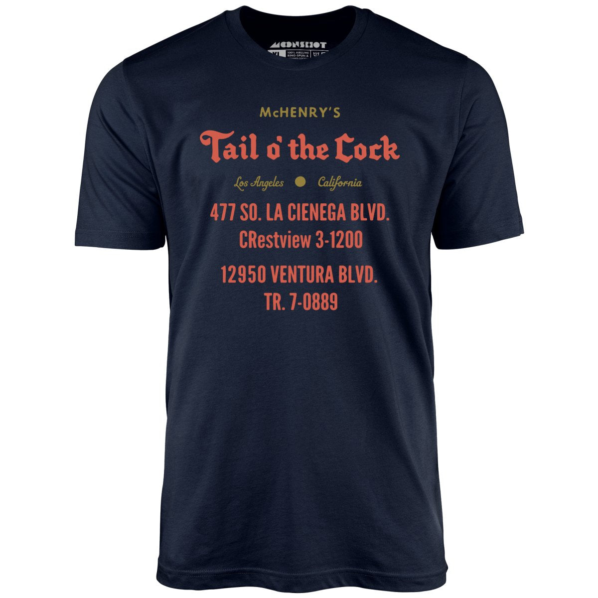 McHenry's Tail o' the Cock - Los Angeles, CA - Vintage Restaurant - Unisex T-Shirt