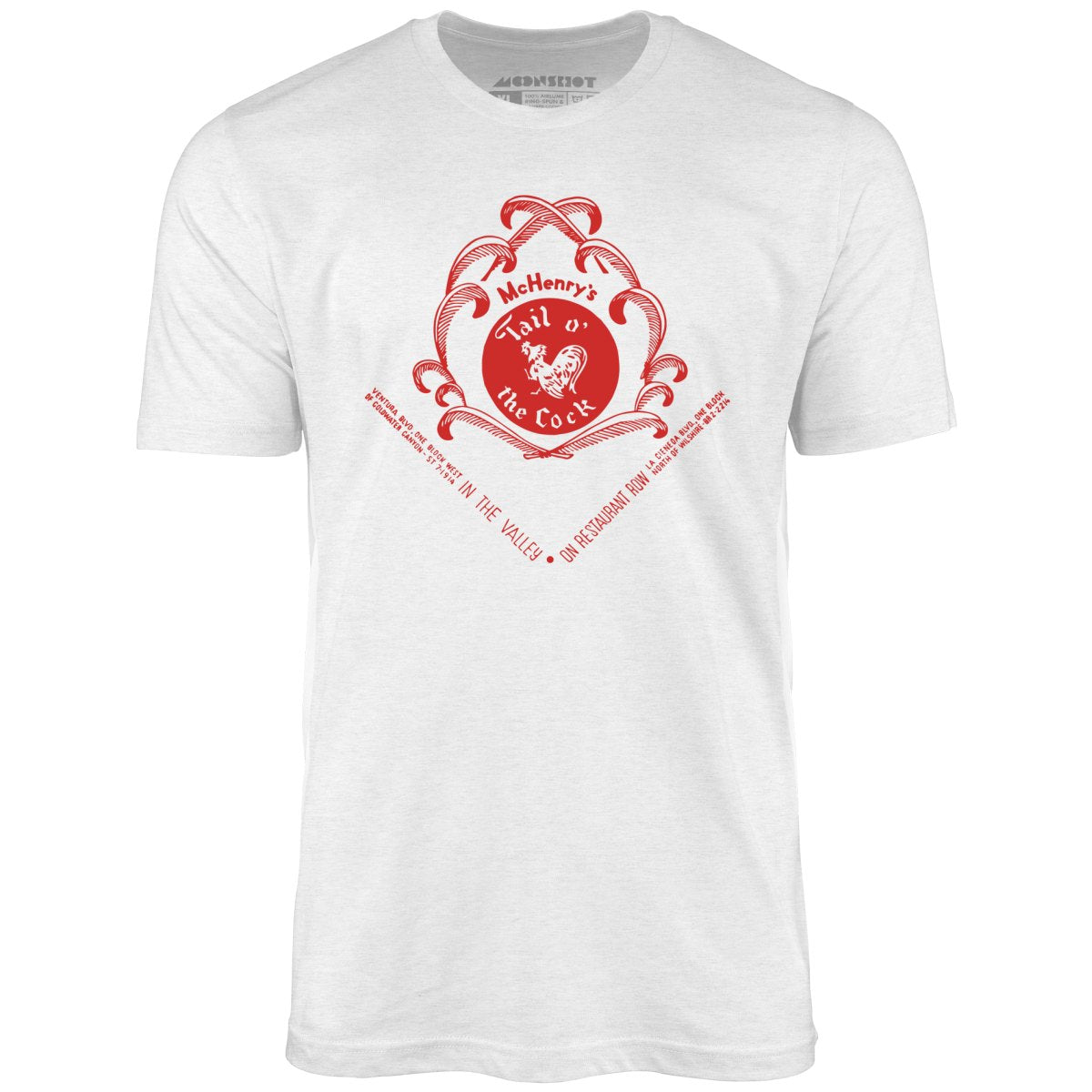 McHenry's Tail o' the Cock v2 - Los Angeles, CA - Vintage Restaurant - Unisex T-Shirt