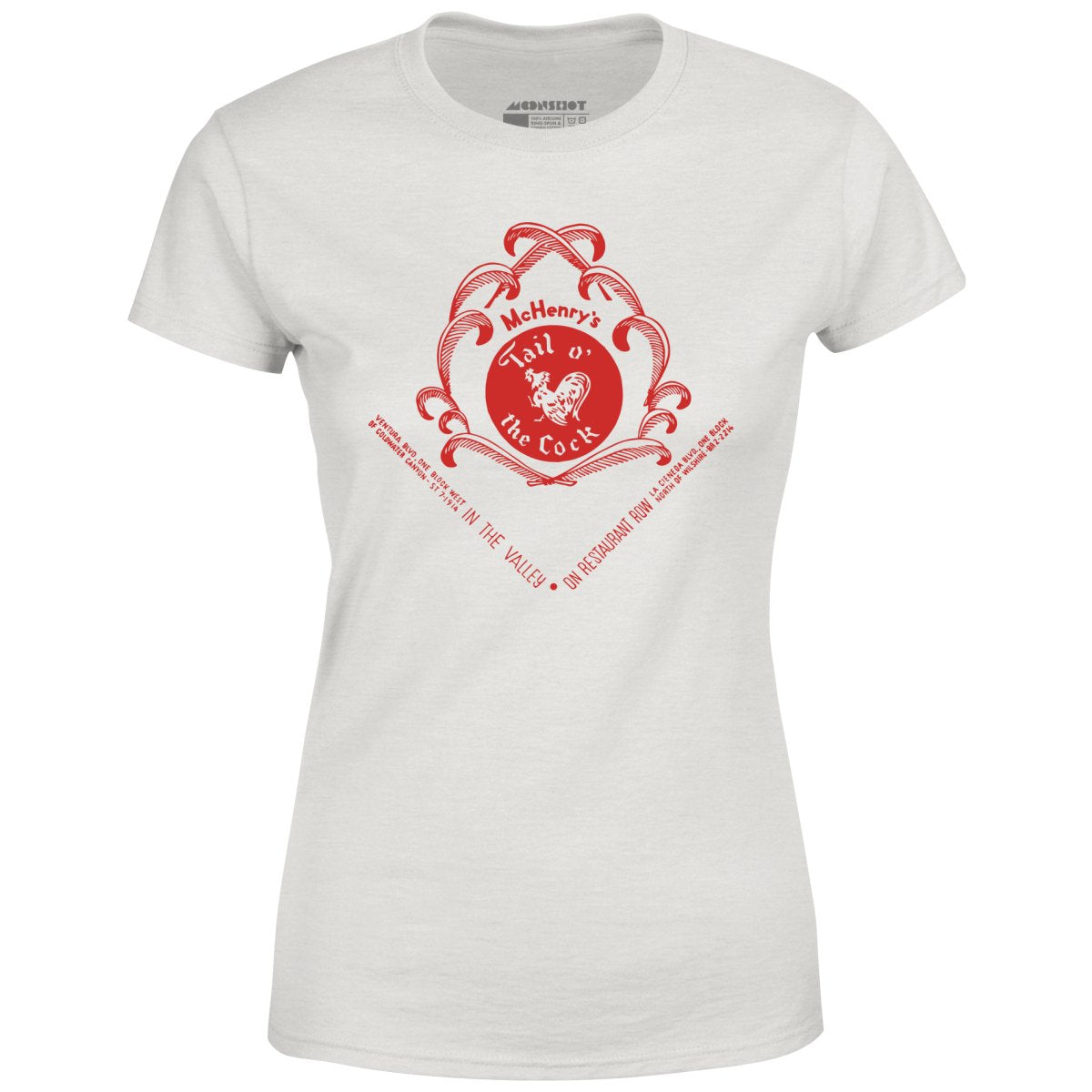 McHenry's Tail o' the Cock v2 - Los Angeles, CA - Vintage Restaurant - Women's T-Shirt