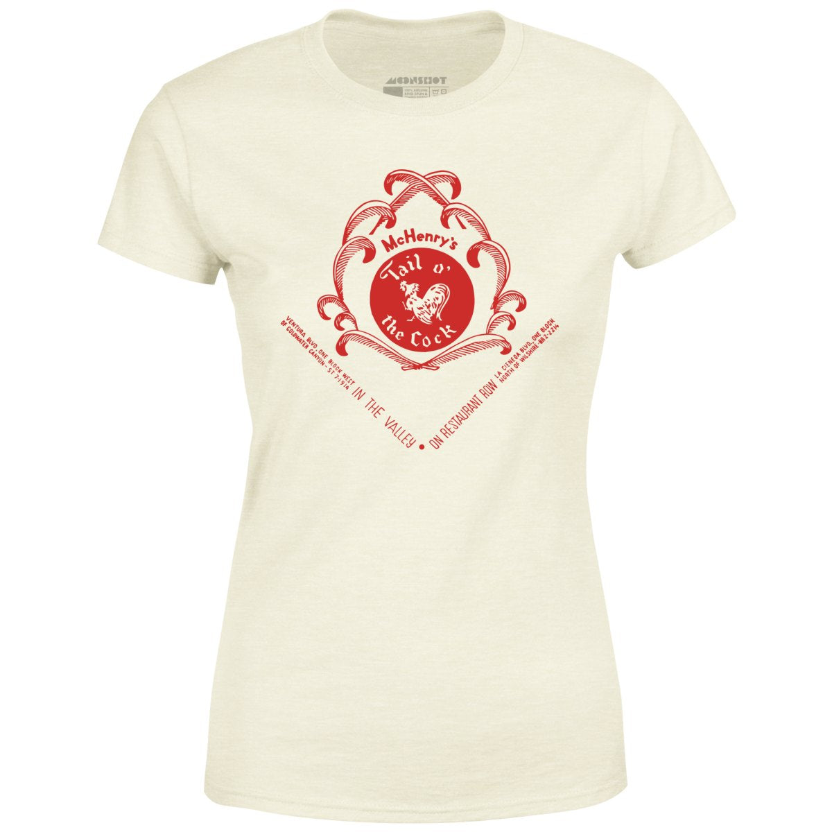 McHenry's Tail o' the Cock v2 - Los Angeles, CA - Vintage Restaurant - Women's T-Shirt