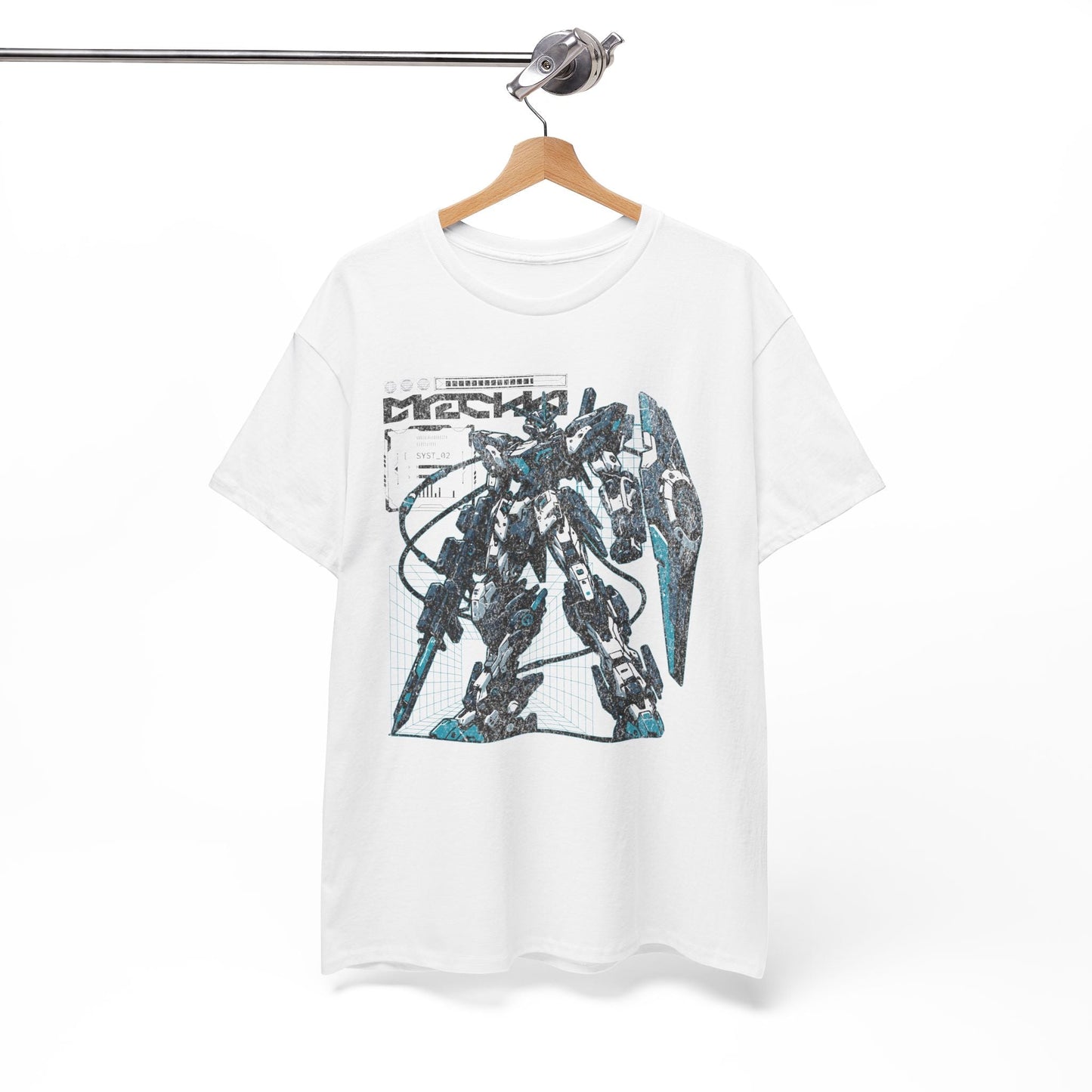 Mecha Vintage Anime Graphic Tee.