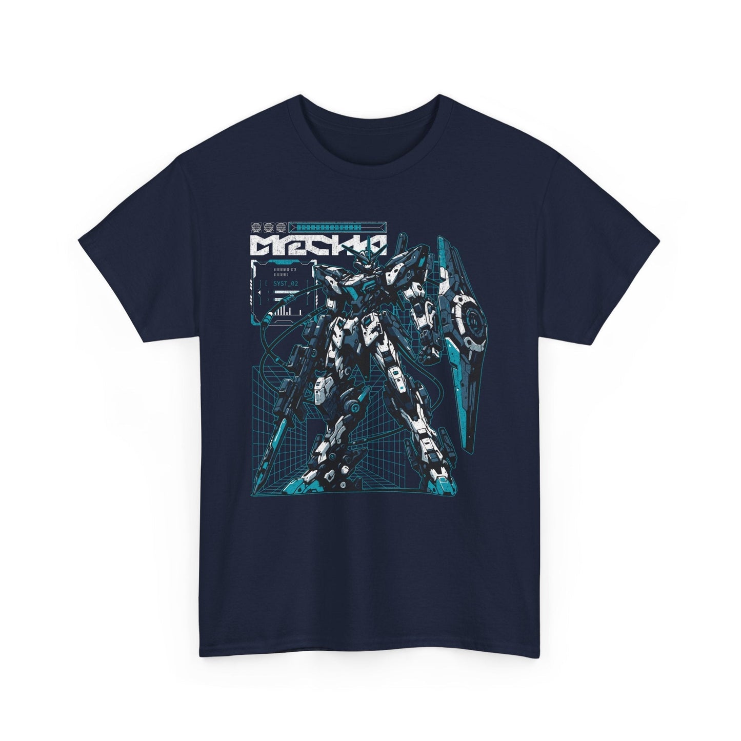 Mecha Vintage Anime Graphic Tee.