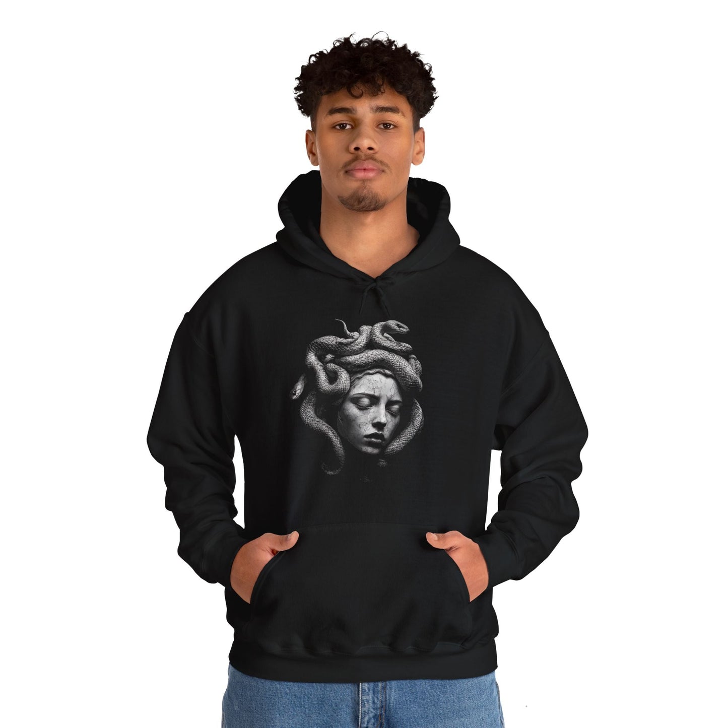 Medusa Vintage Graphic Hoodie.