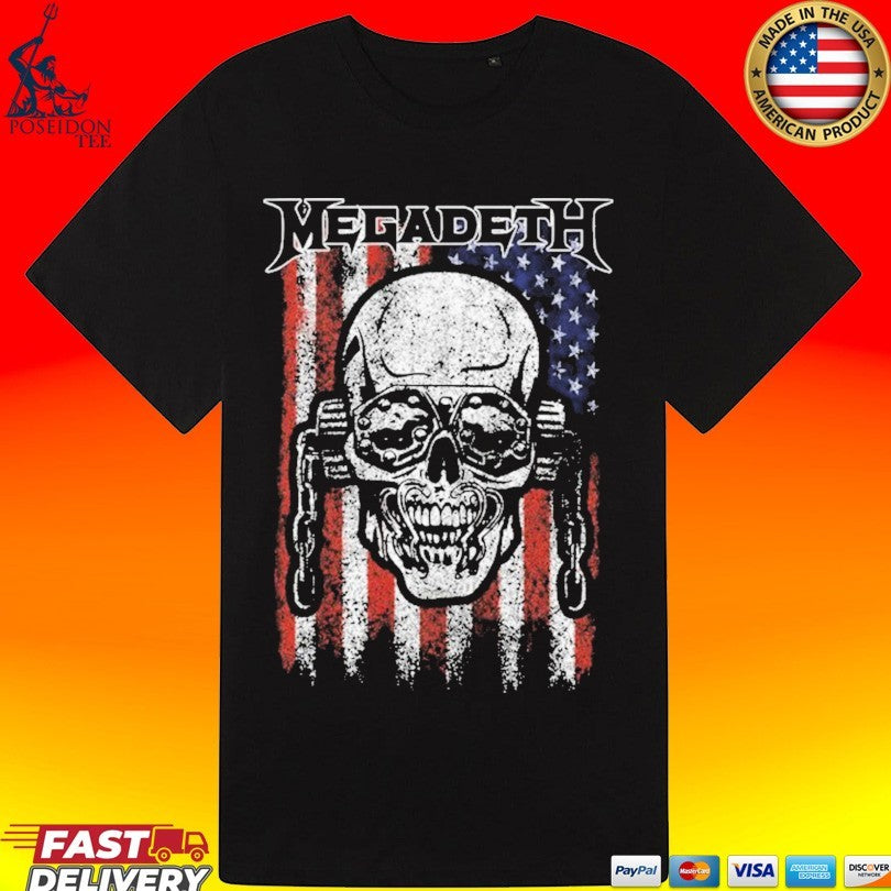 Megadeth Vic Flag T-shirt