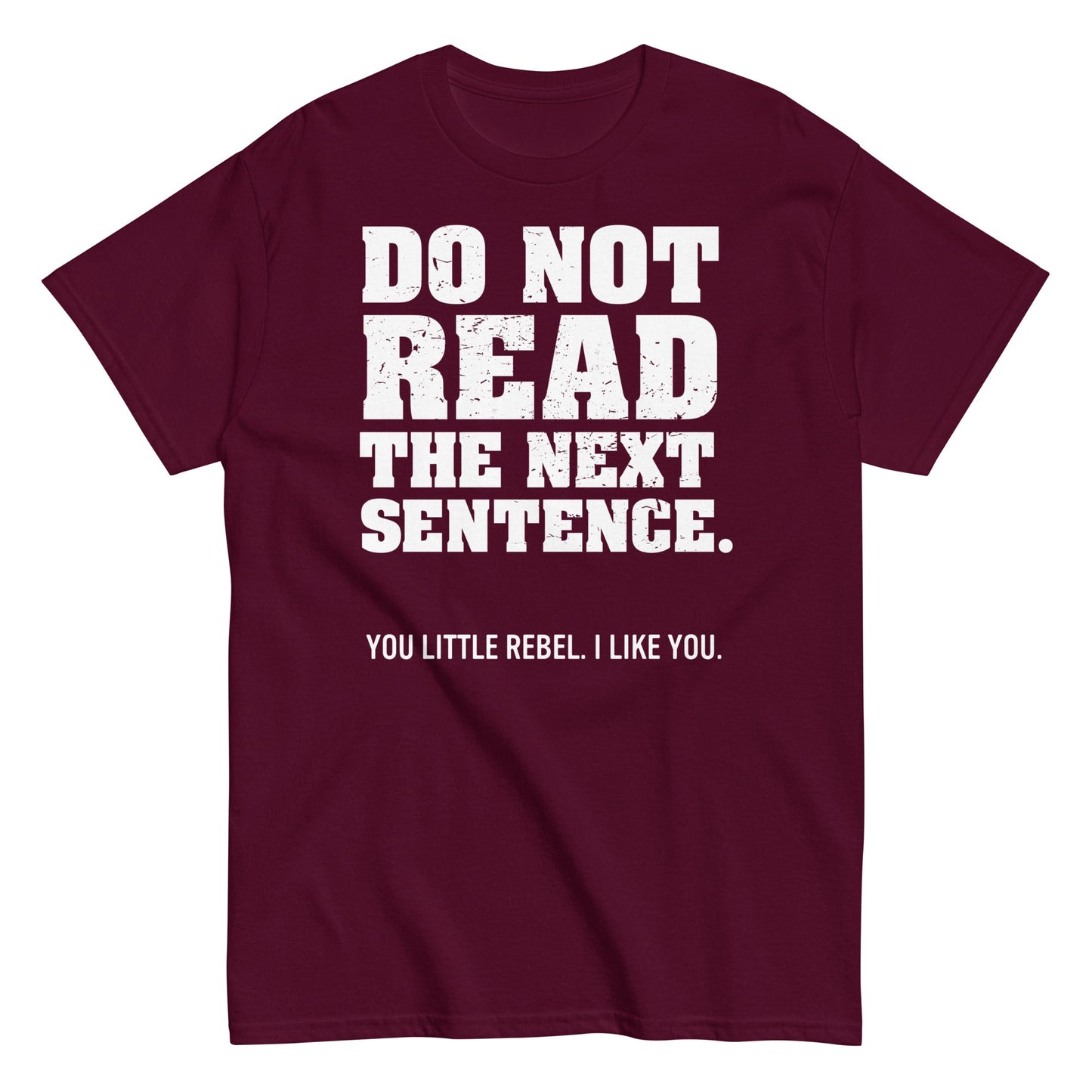 Do Not Read The Next Sentence. Men's Classic Tee