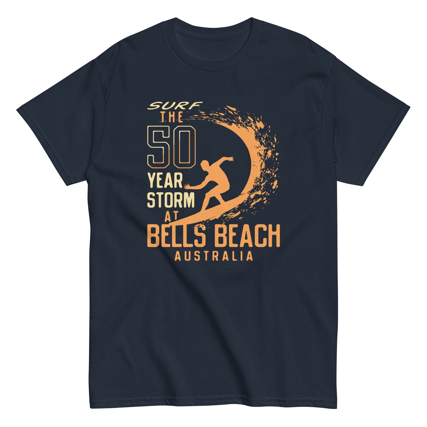 50 Year Storm At Bells Beach Men's Classic Tee