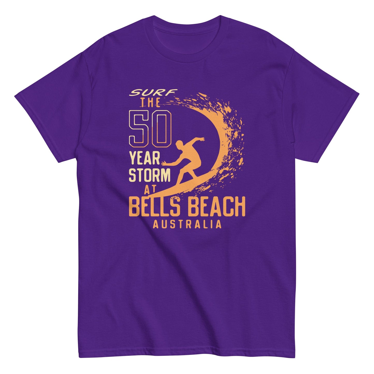 50 Year Storm At Bells Beach Men's Classic Tee