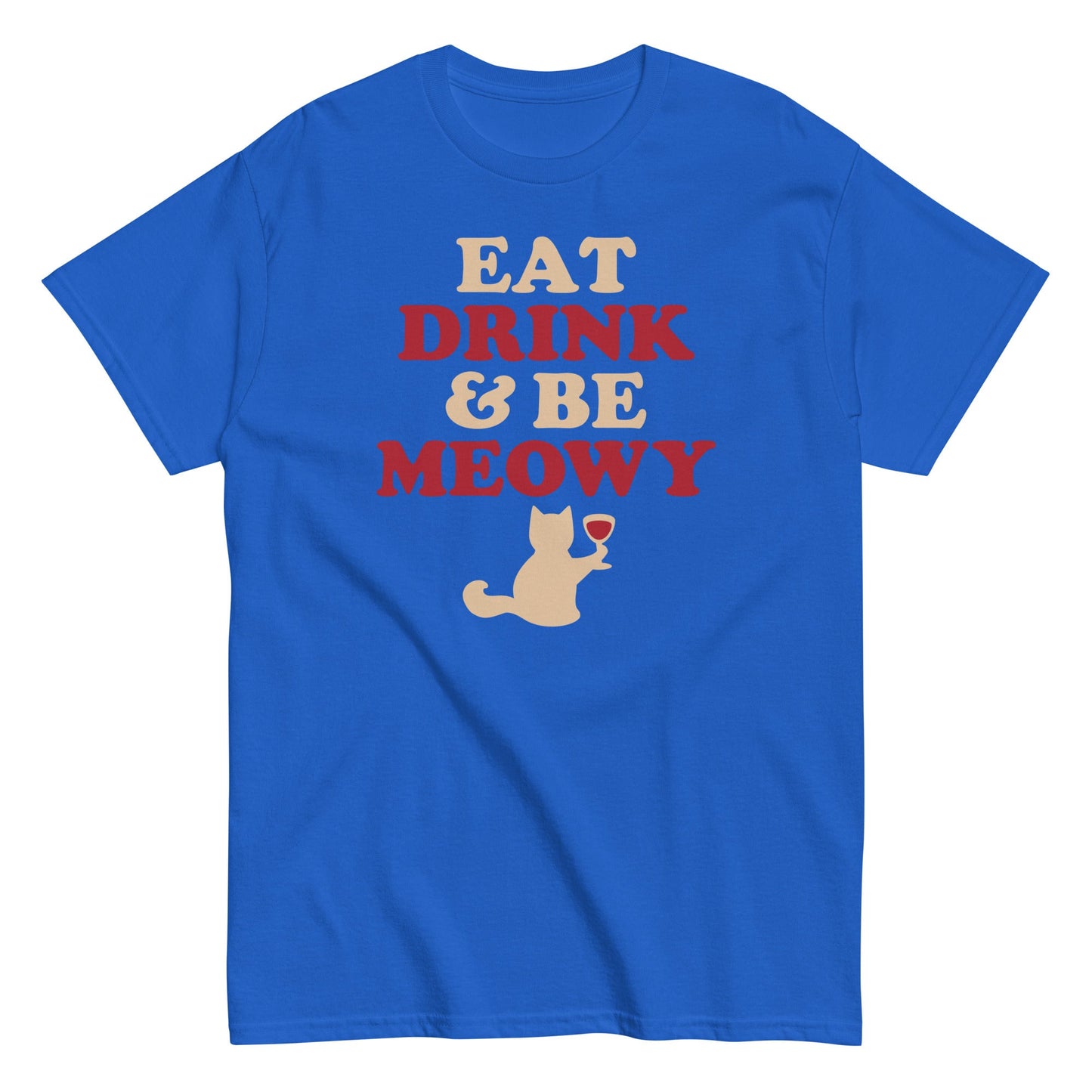 Eat Drink & Be Meowy Men's Classic Tee