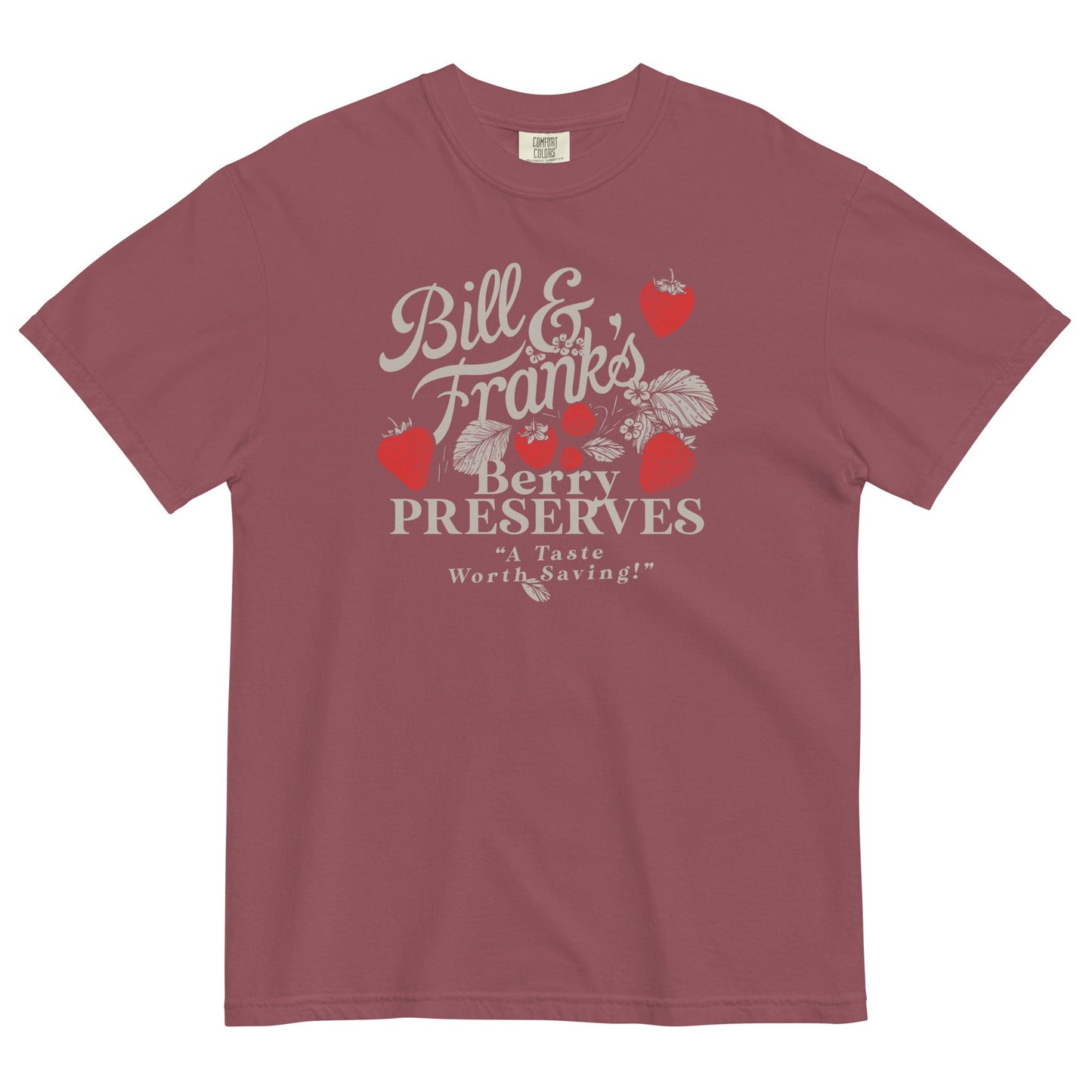 Bill And Frank's Berry Preserves Men's Relaxed Fit Tee