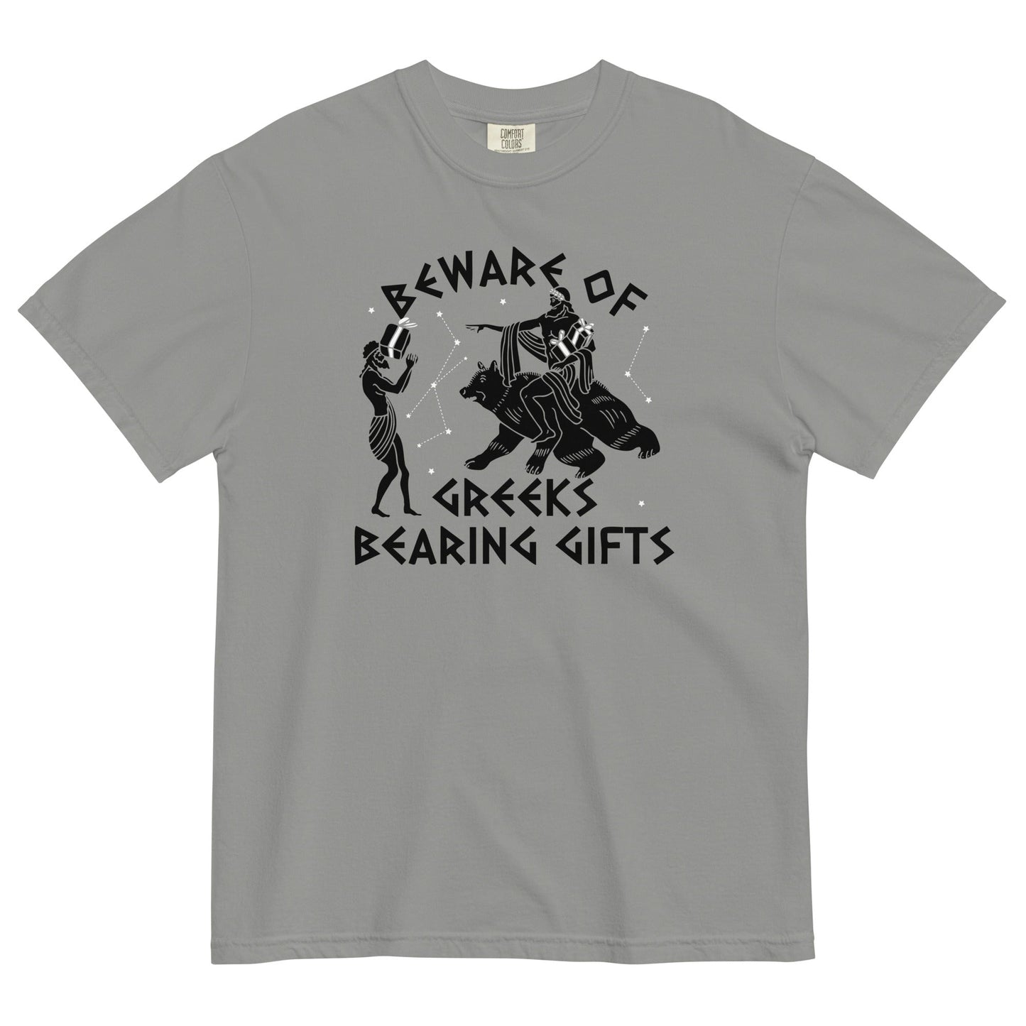 Beware Of Greeks Bearing Gifts Men's Relaxed Fit Tee