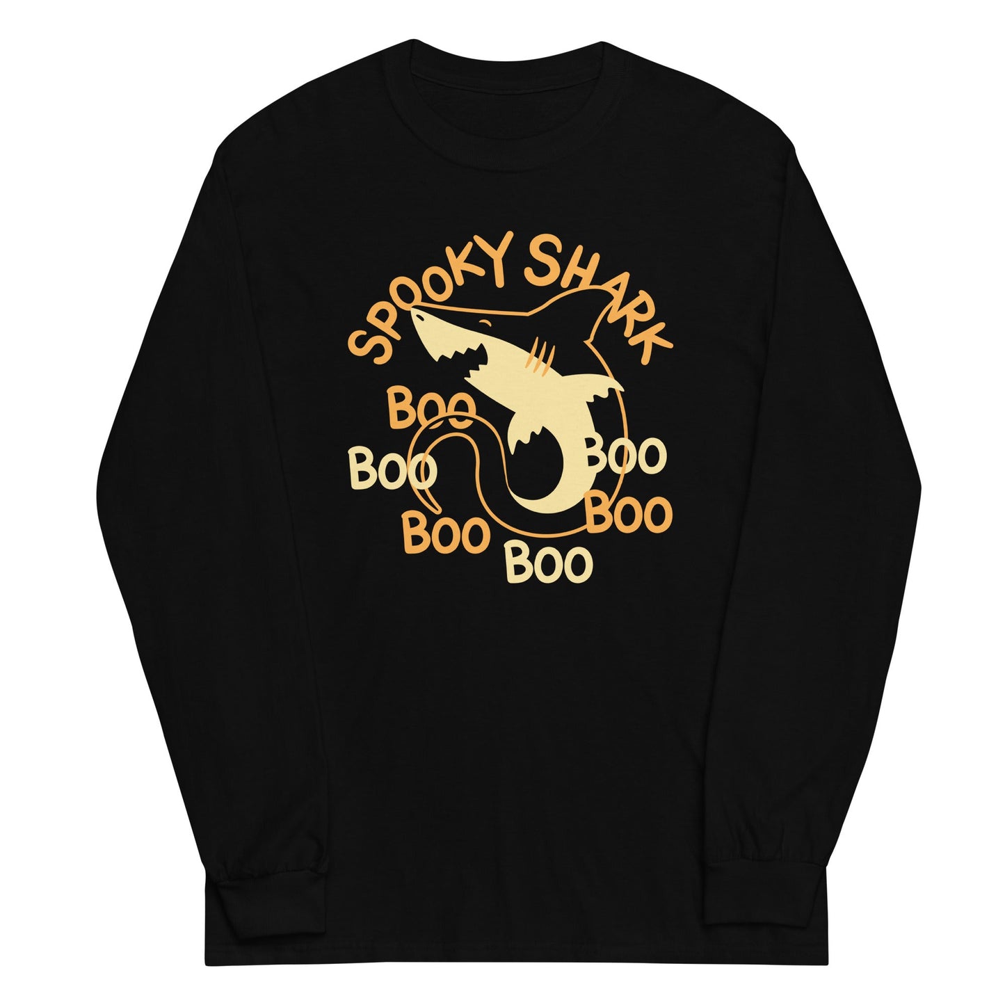 Spooky Shark Unisex Long Sleeve Tee