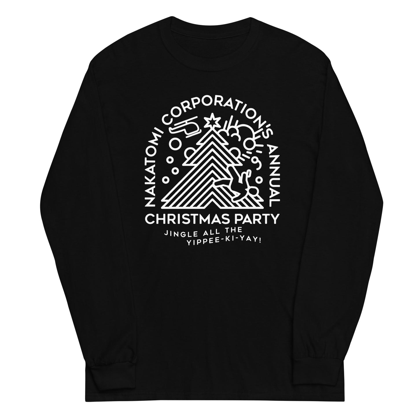 Nakatomi Christmas Party Unisex Long Sleeve Tee