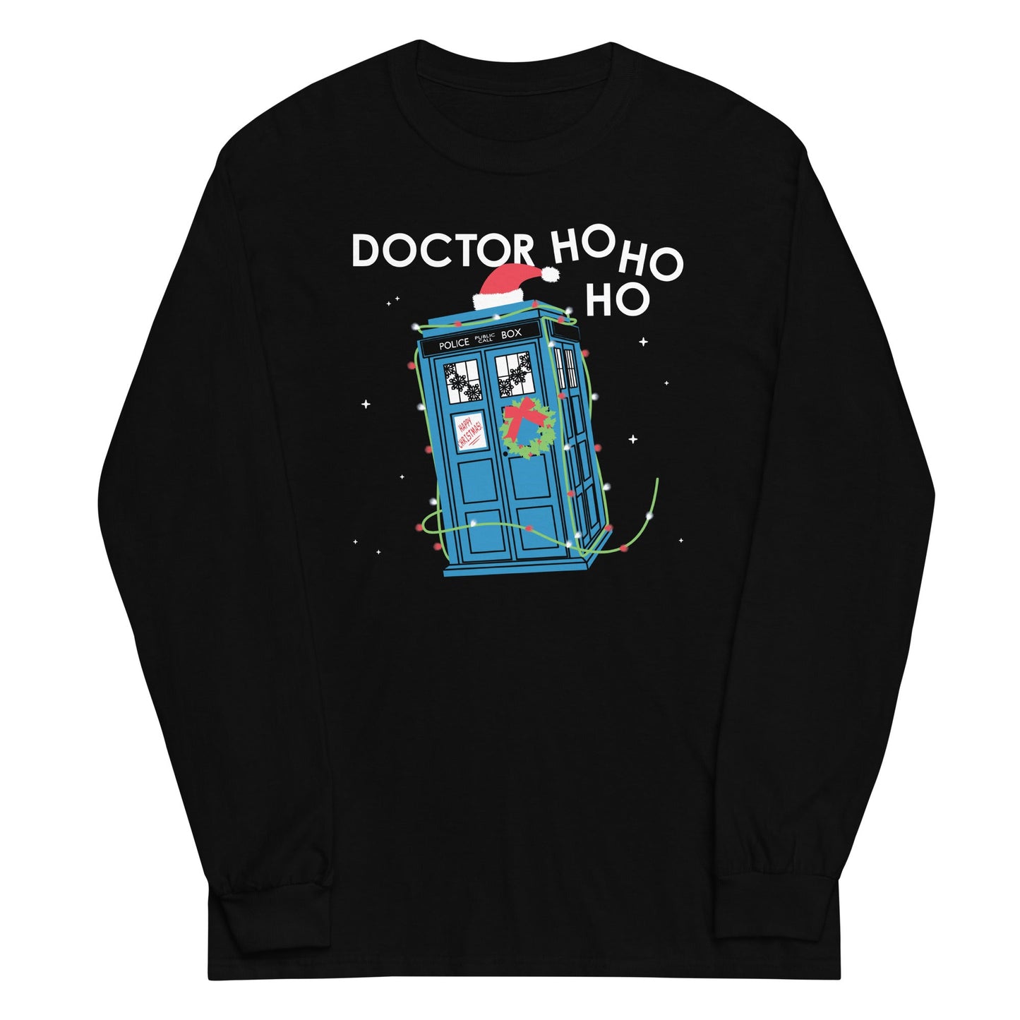 Doctor Ho Ho Ho Unisex Long Sleeve Tee