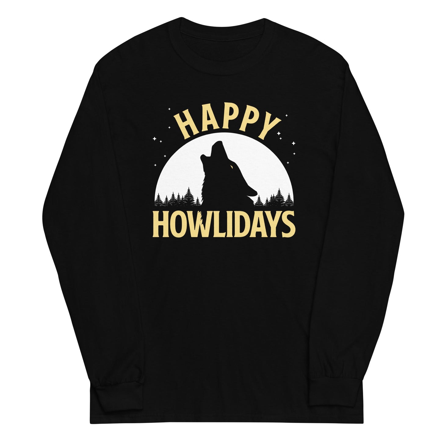 Happy Howlidays Unisex Long Sleeve Tee