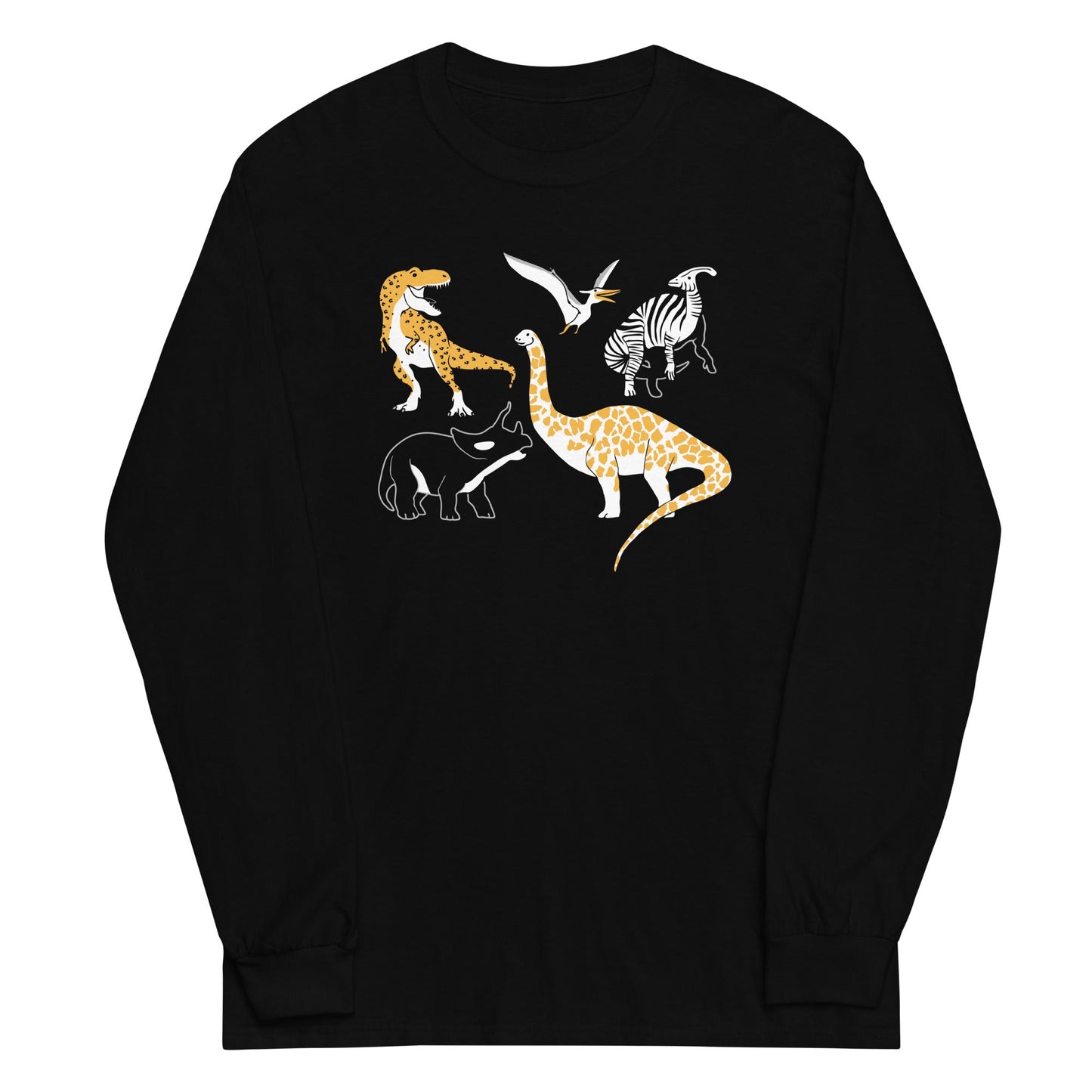 Dino Prints Unisex Long Sleeve Tee