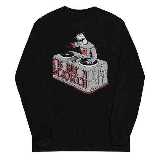 Tis But A Scratch Unisex Long Sleeve Tee