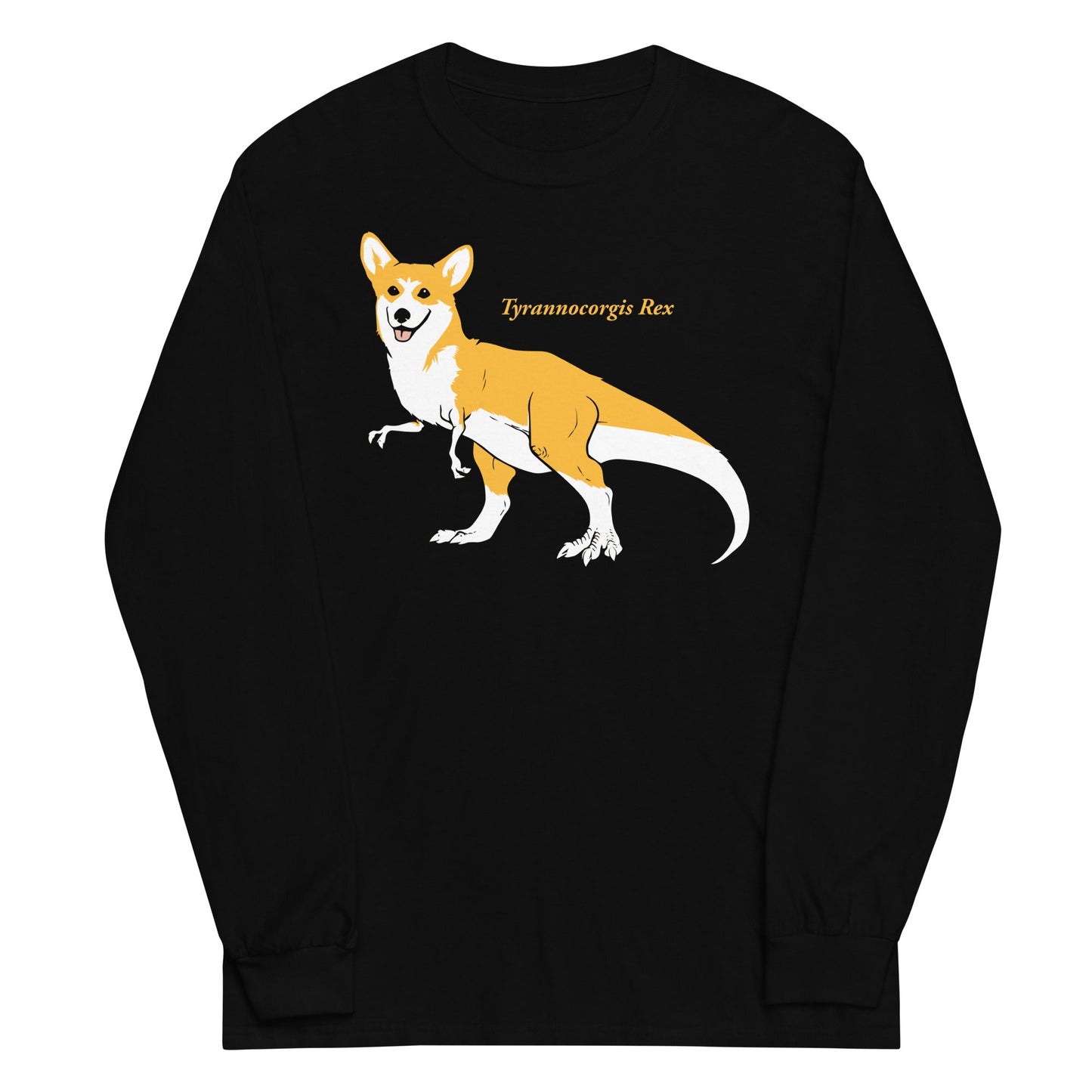Tyrannocorgis Rex Unisex Long Sleeve Tee