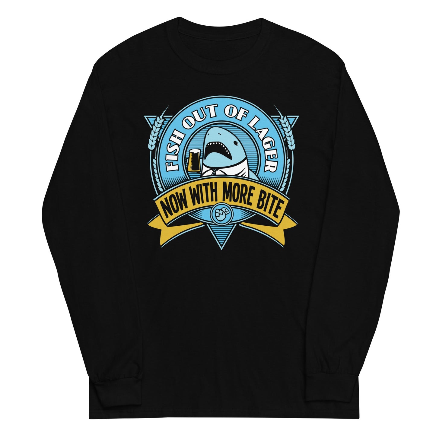 Fish Out Of Lager Unisex Long Sleeve Tee