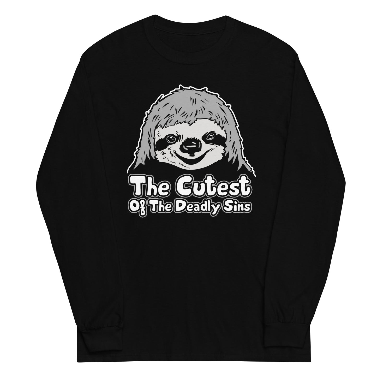 Sloth, The Cutest Of The Deadly Sins Unisex Long Sleeve Tee