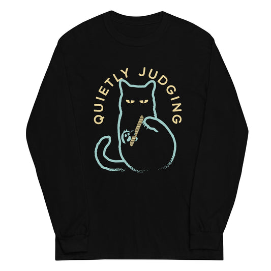 Quietly Judging Unisex Long Sleeve Tee