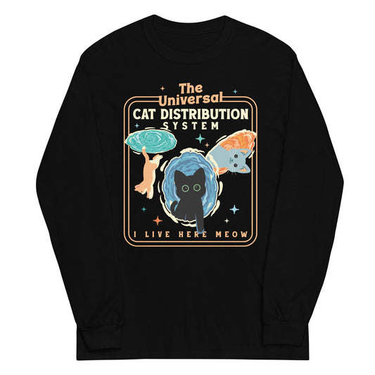 The Universal Cat Distribution System Unisex Long Sleeve Tee