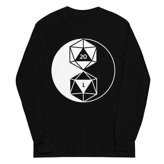 Dice Yin Yang Unisex Long Sleeve Tee
